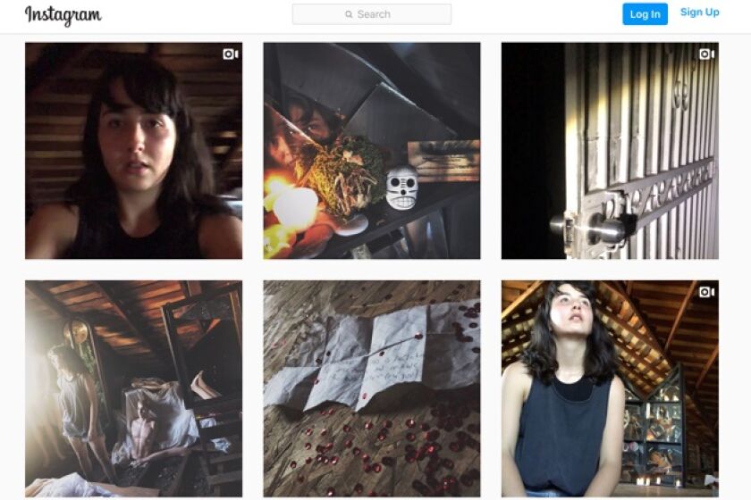 "Arcana" is a narrative game that has been unfolding on Instagram.