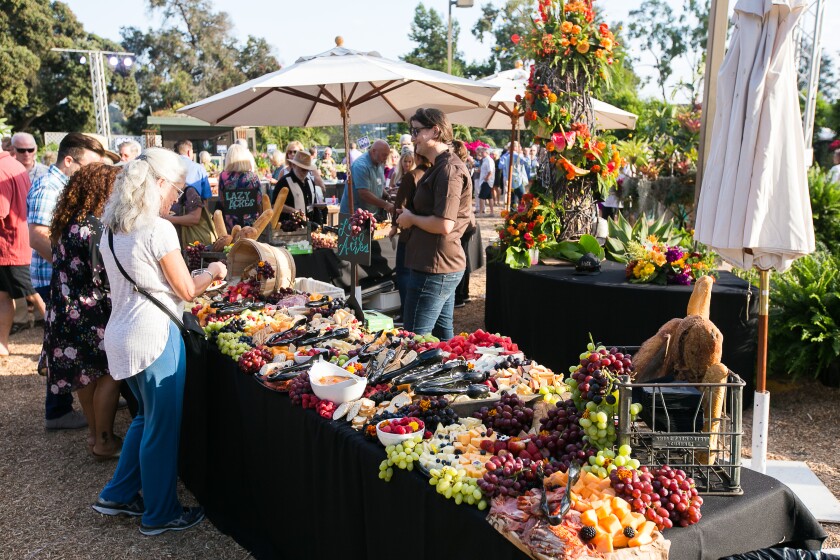 Guests enjoy great food, beverages and more at a previous Gala in the Garden event. This year’s benefit for San Diego Botanic Garden will be held Sept. 7.