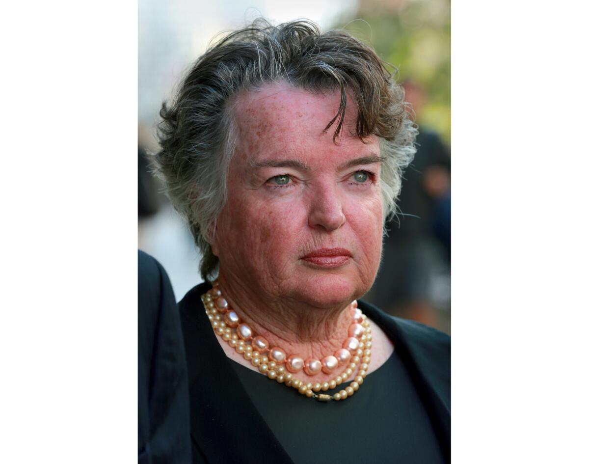 Former San Diego Mayor Maureen O'Connor, seen in 2013, recently underwent surgery to remove a cancerous lesion in her breast.