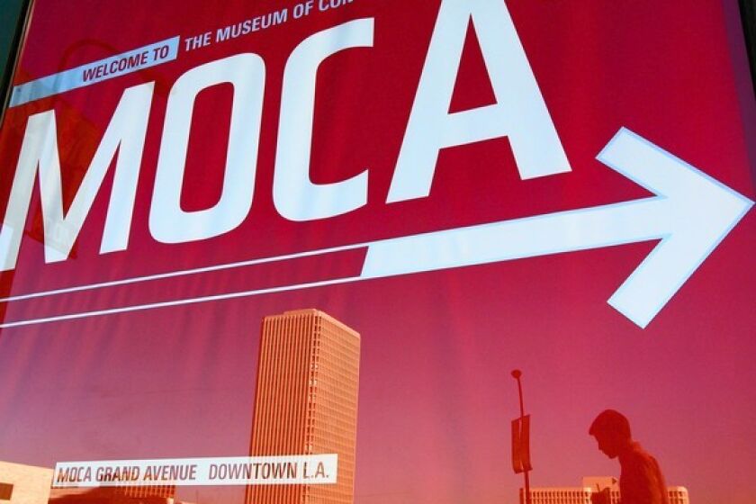 MOCA is in talks with the National Gallery in Washington, D.C.