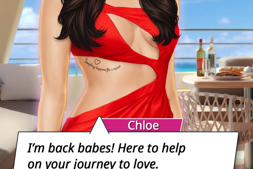 An image of an animated version of Netflix reality show star Chloe Veitch in the "Too Hot to Handle 3" game.