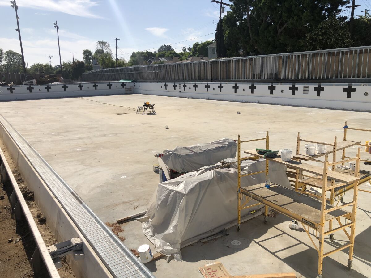 Crespi's new aquatics center featuring a 50-meter Myrtha pool is scheduled to open in August.