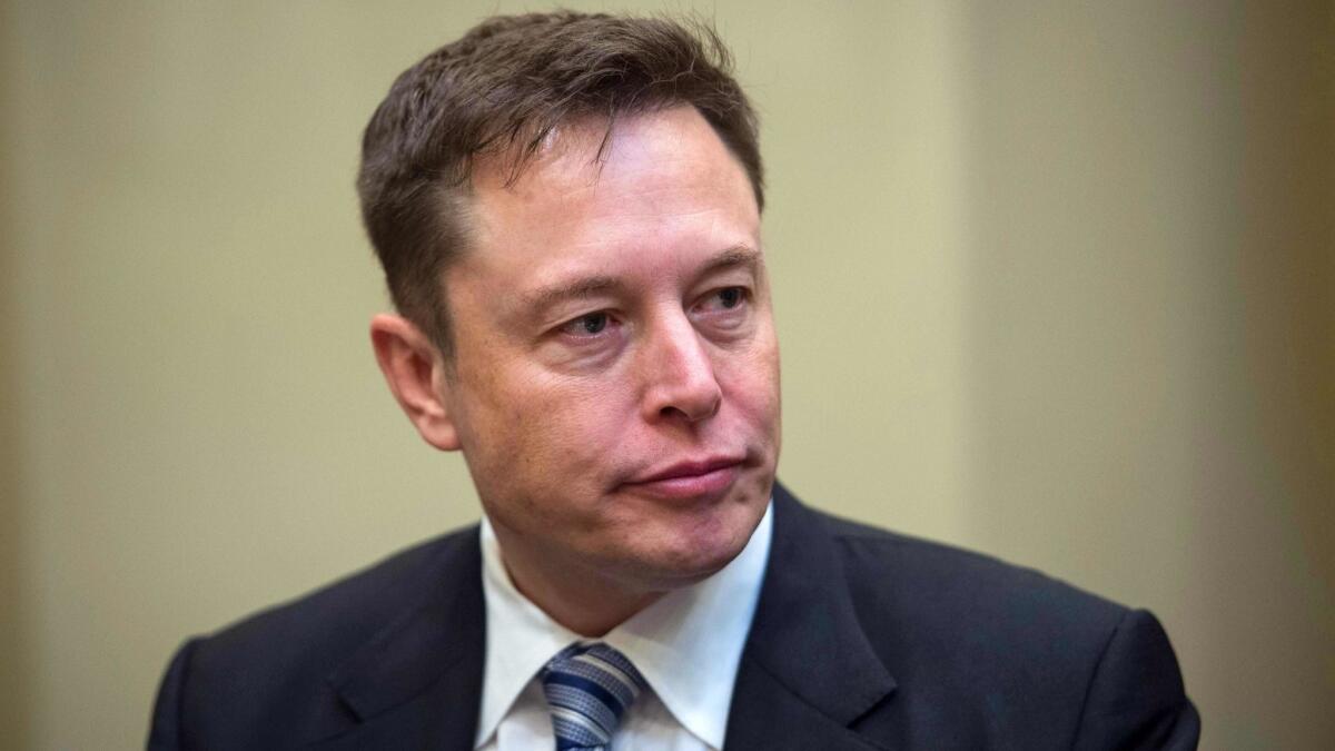 Elon Musk met with the company's board Thursday to tell them he wanted to stay public and the board agreed.