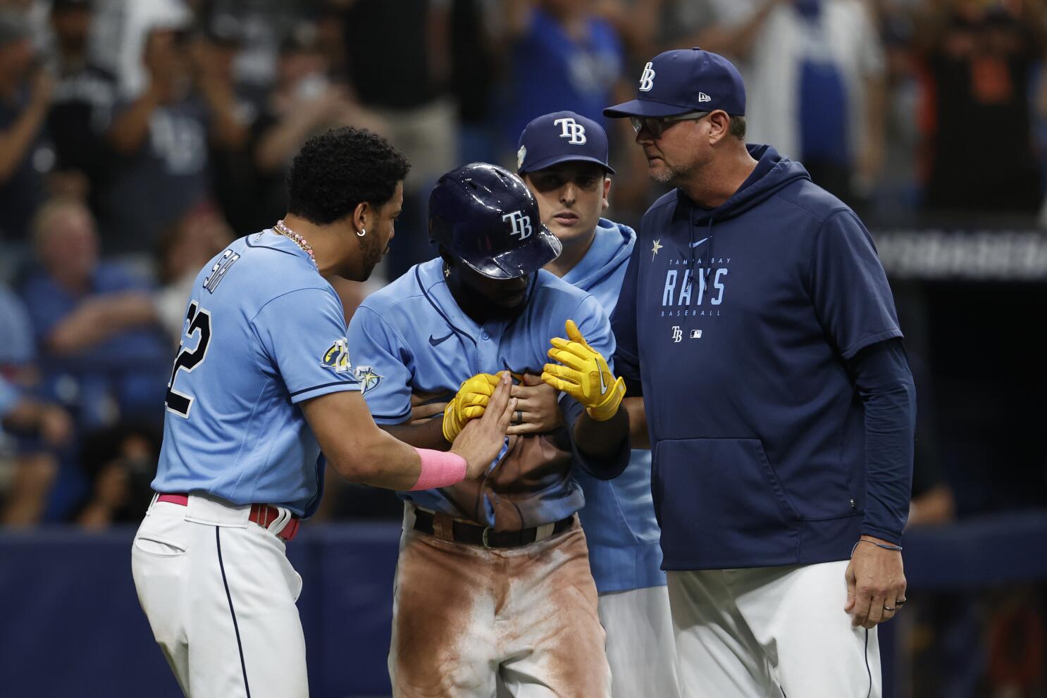 Yankees, Arozarena help bring big crowds to series with Rays - The San  Diego Union-Tribune