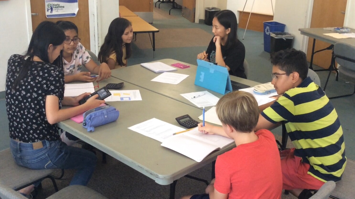 High school students create math program for middle schoolers High school students create math program for middle schoolers