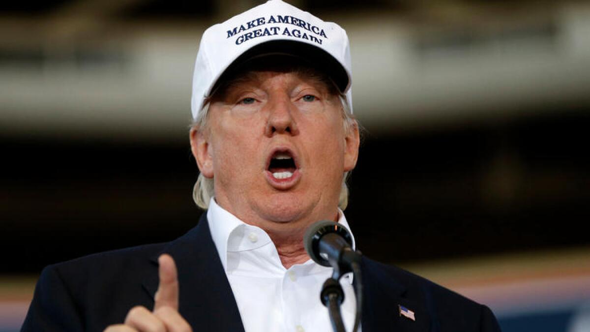 Donald Trump speaks in Des Moines