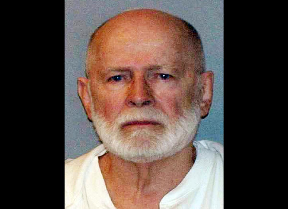This 2011 booking photo provided by the U.S. Marshals Service shows James "Whitey" Bulger.