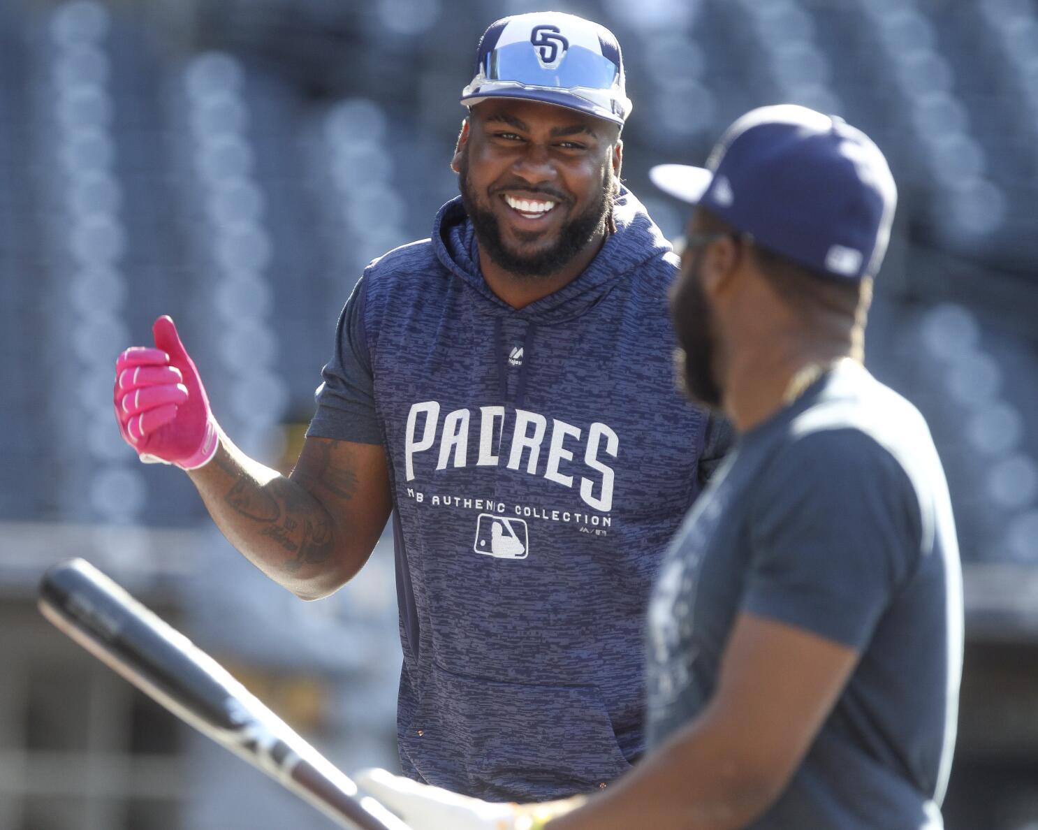 Padres acknowledge loss of 'light' with trade of Franmil Reyes - The San  Diego Union-Tribune