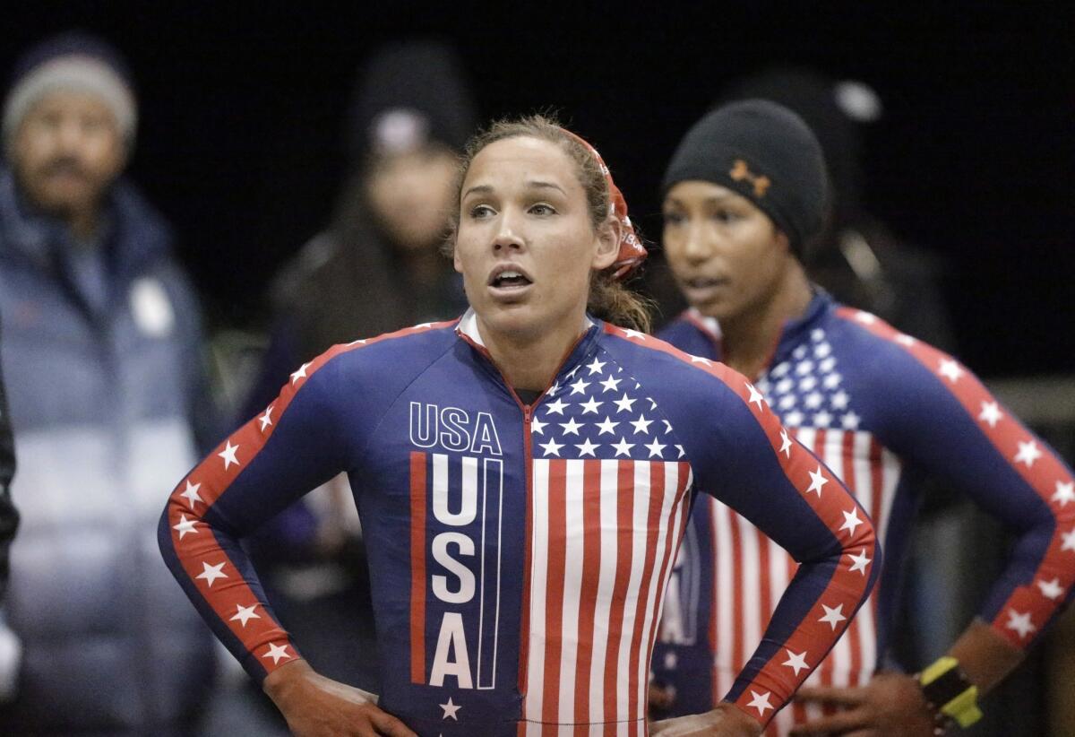 The U.S. Bobsled and Skeleton Federation named Lolo Jones women's bobsled team Sunday, a move some have suggested was due to Jones' popularity and not her production.