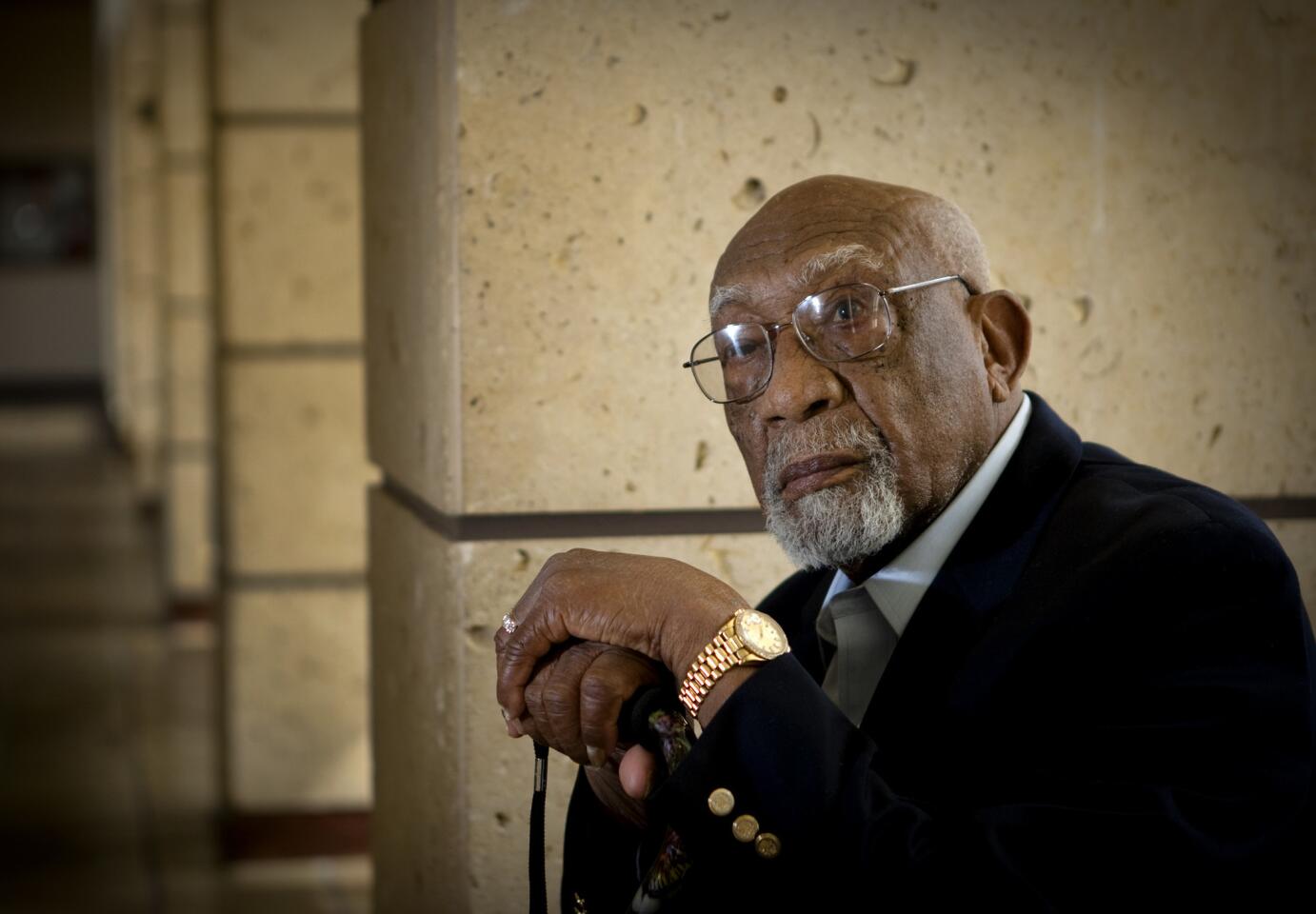 Charlie Sifford, shown in 2011, before his induction into the golf Hall of Fame.