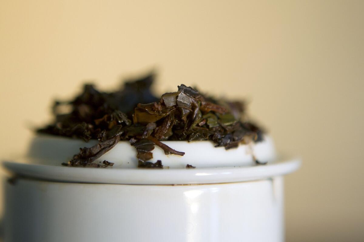 The Mandarin silk tea is a mellow oolong with a citrus finish.