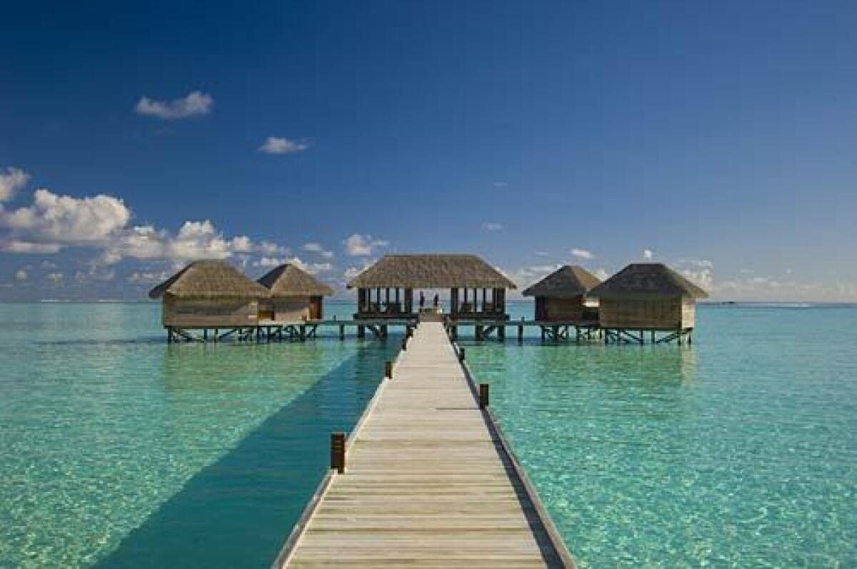 The Conrad Maldives Rangali Island resort in the Maldives.