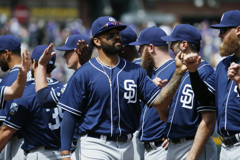 San Diego Padres reveal Navy-inspired jerseys - The San Diego Union-Tribune