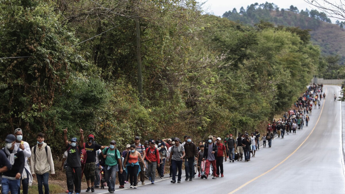 Thousands of Migrants Journey Toward the U.S. Border