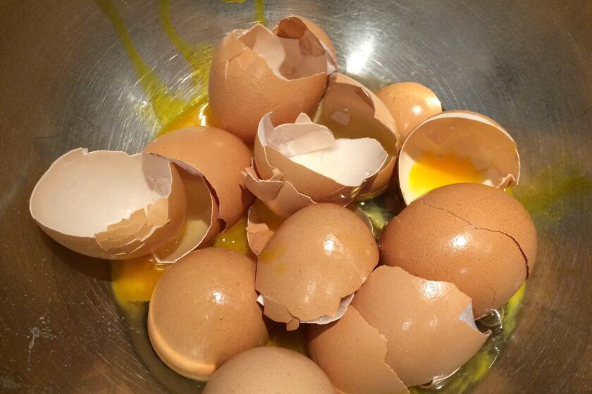 All these eggs went into one small batch of pasta.