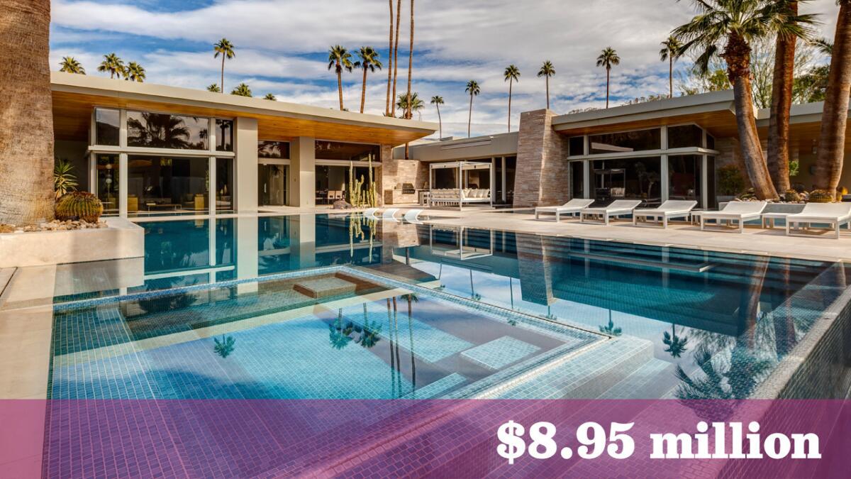 Clothing designer and entrepreneur Marc Ware has listed his estate in Palm Springs for sale at $8.95 million.