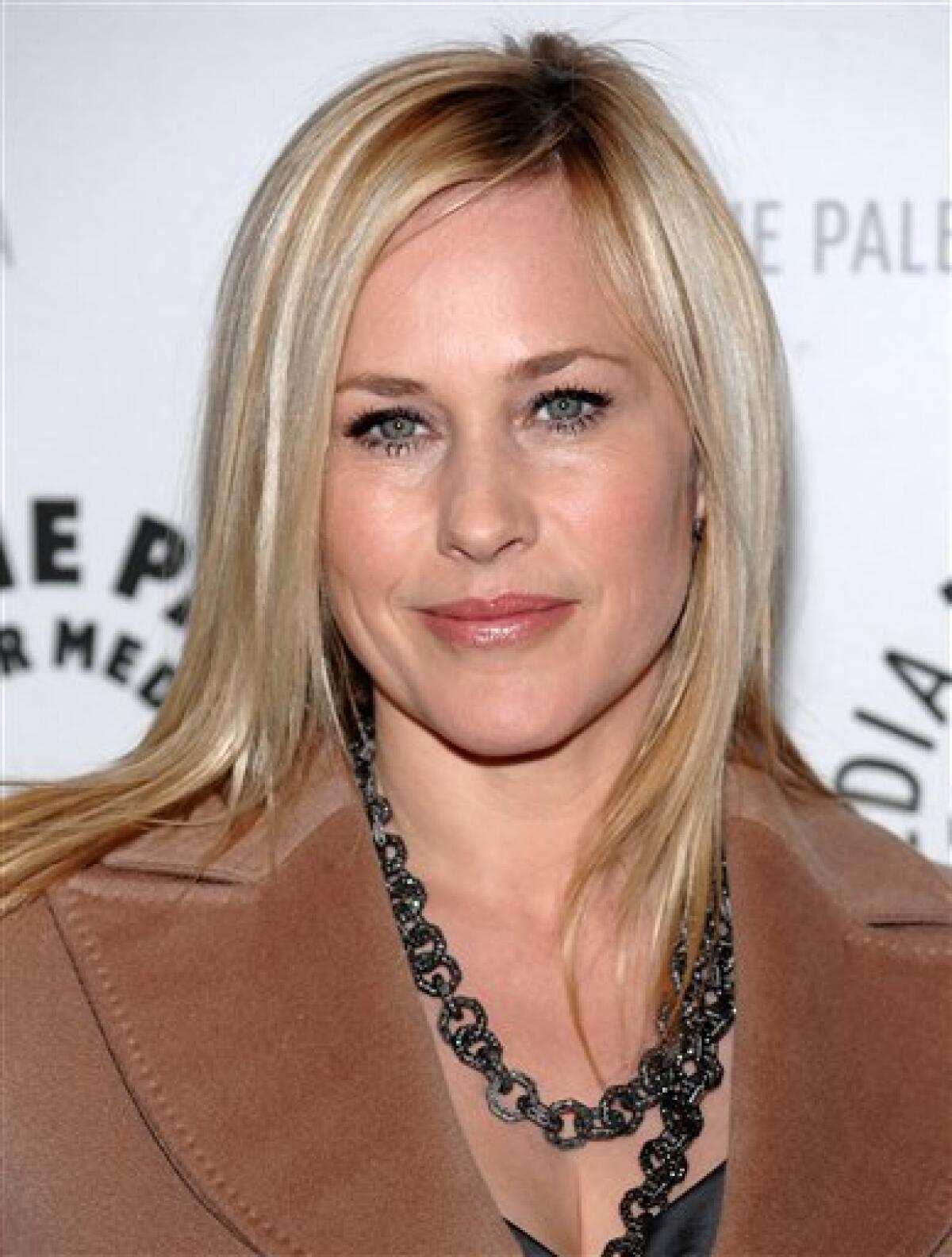 FILE - In this Feb. 12, 2009 file photo, Actress Patricia Arquette arrives at a presentation of her directorial debut of an upcoming episode of 'Medium' at The Paley Center for Media in New York. (AP Photo/Evan Agostini, File)