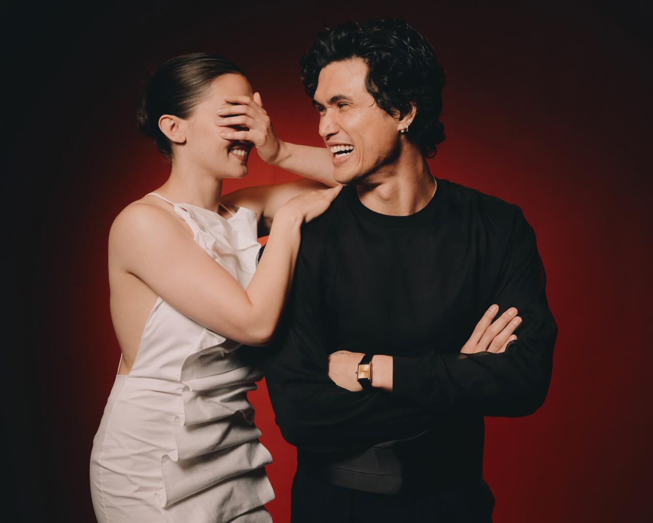“Beef” stars Cailee Spaeny and Charles Melton.