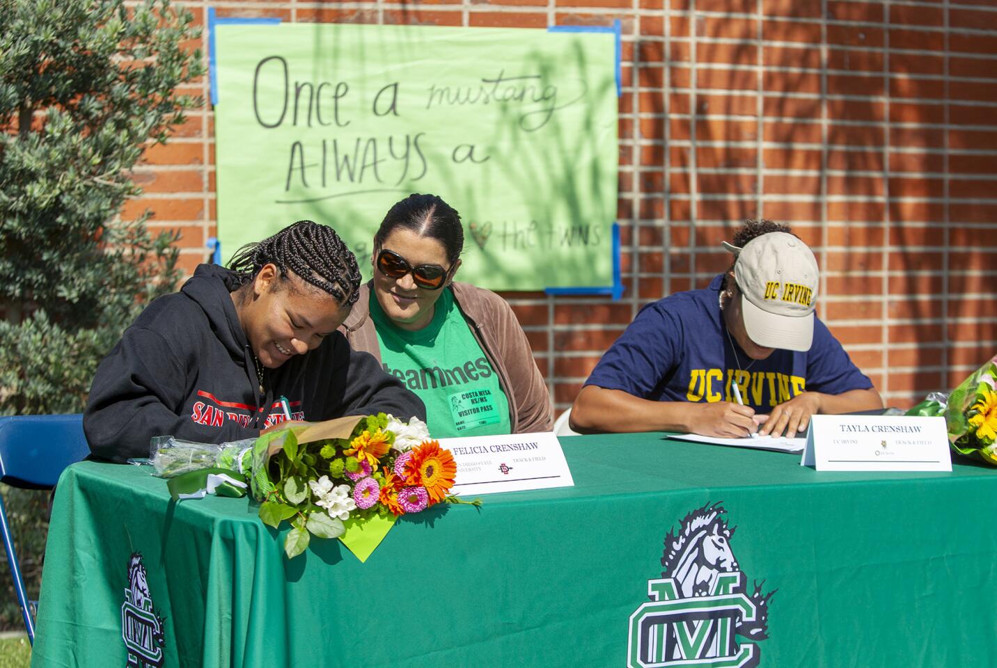 Photo Gallery: Signing day for Costa Mesa throwing twins