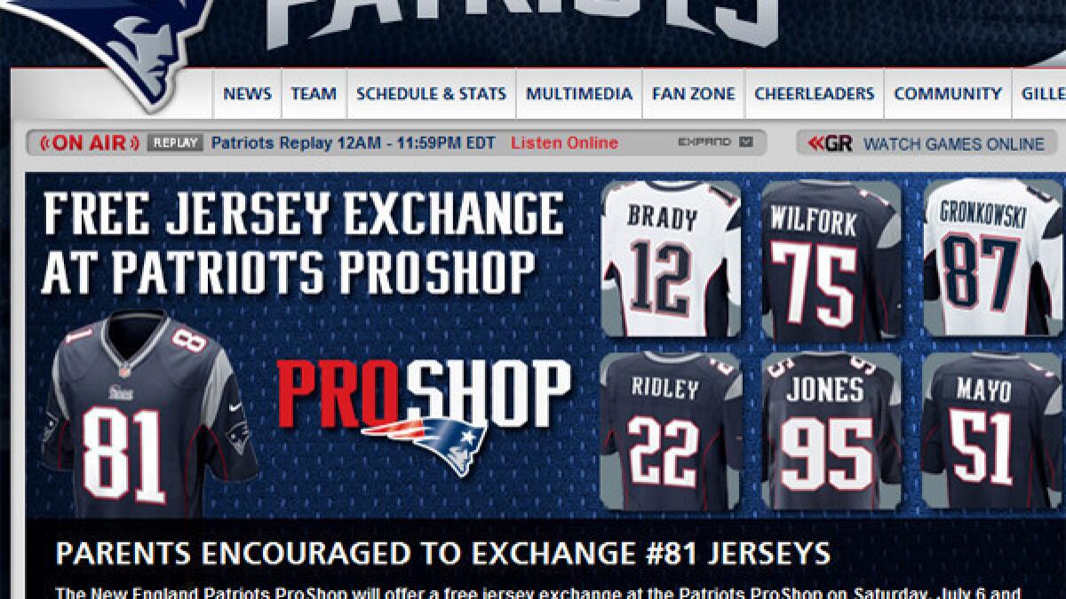 Patriots Offer Aaron Hernandez Jersey Exchange To Fans - CBS Boston