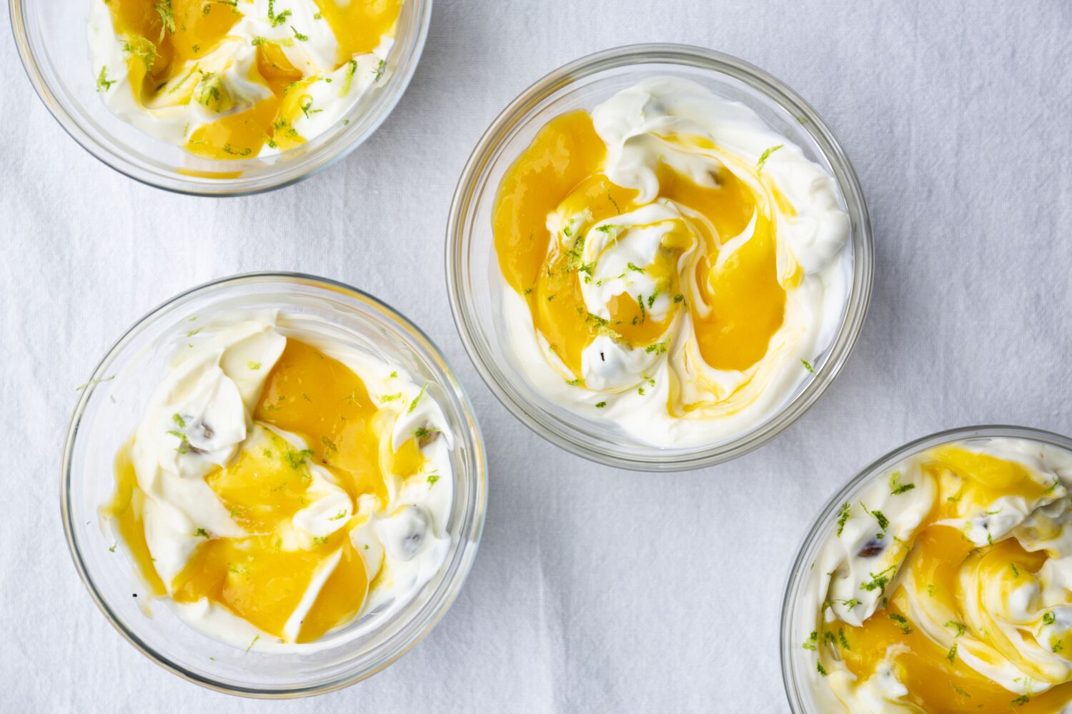 Mango Yogurt Pudding