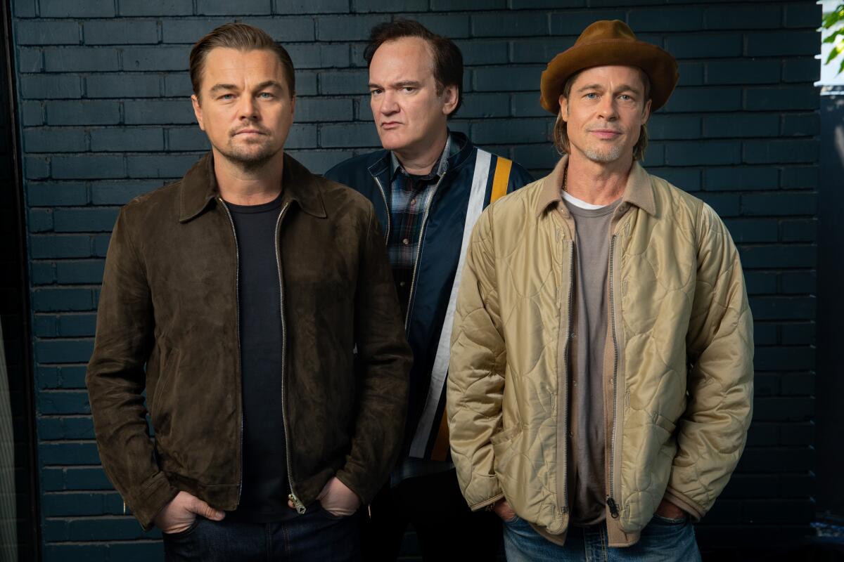 Leonardo DiCaprio, Quentin Tarantino and Brad Pitt: Oscar nominees for "Once Upon a Time ... in Hollywood."