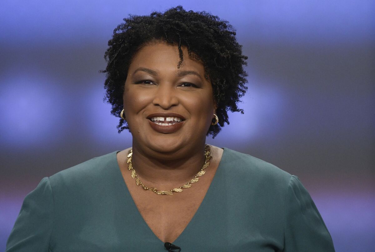 Former Georgia state Rep. Stacey Abrams