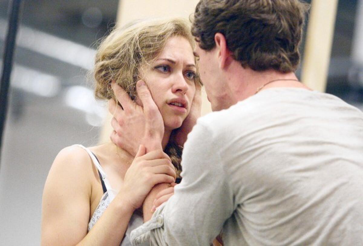 Talisa Friedman and Jay Armstrong Johnson in the musical "The Last Goodbye" at the Old Globe in San Diego.