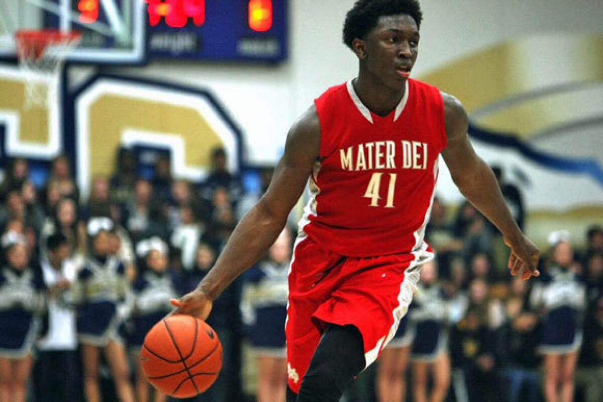 Stanley Johnson is trying to lead Mater Dei to its fourth consecutive state championship.