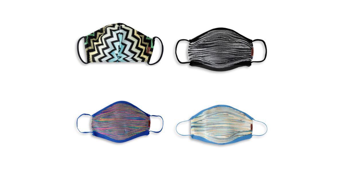 Luxury masks from Missoni.