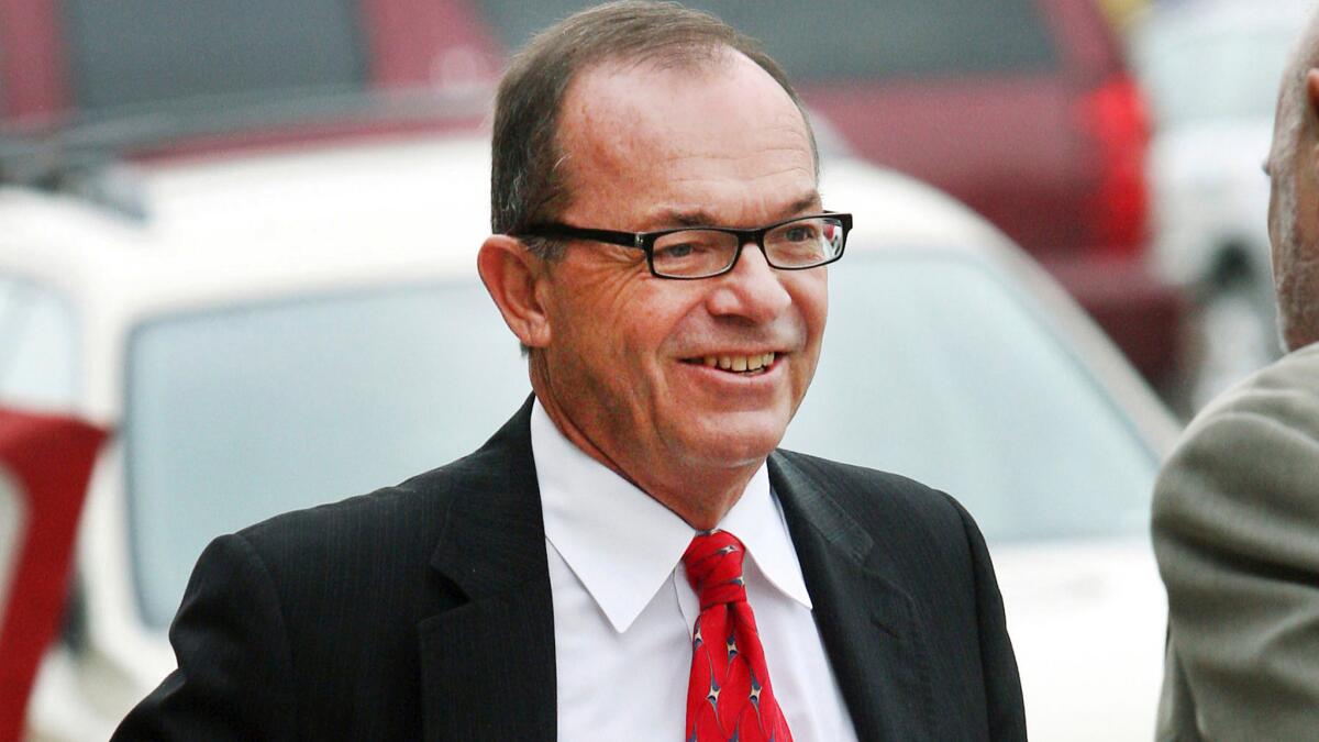 Tim Blixseth arrives at a Montana courthouse in 2009.