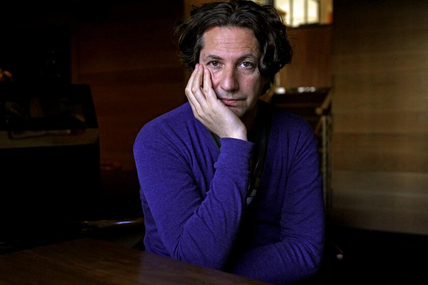 BOSTON - APRIL 3: Jonathan Glazer (shown here at the Elliott Hotel) is the director of the movie "Under the Skin." (Photo by Suzanne Kreiter/The Boston Globe via Getty Images)
