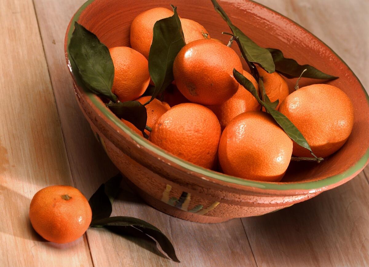 All you need to make tangerine sorbet is a bowl of citrus and 1/4 cup sugar for every cup of juice.