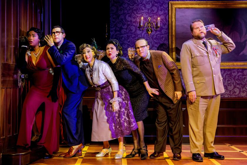 The Company of the North American tour of CLUE - photo by Evan Zimmerman for MurphyMade