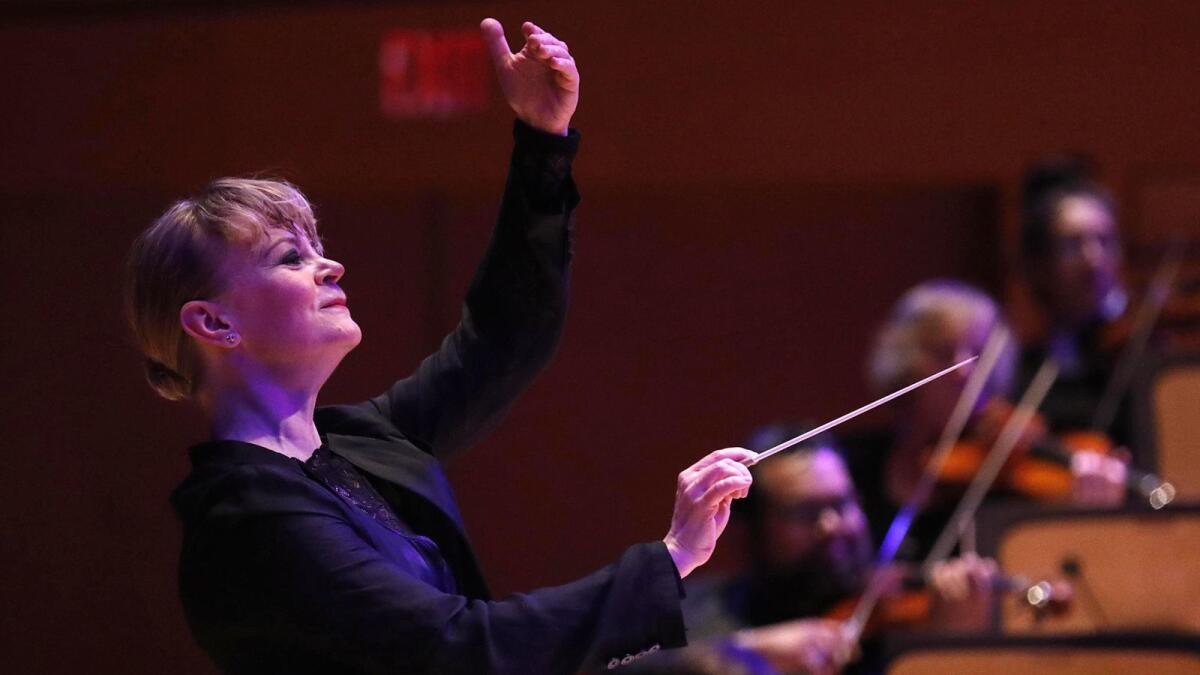 Los Angeles Philharmonic principal guest conductor Susanna Mälkki will lead the orchestra in Messiaen’s Turangalîla Symphony in separate concerts at Walt Disney Concert Hall and Segerstrom Center.