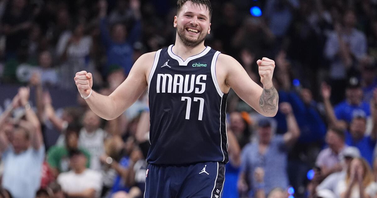 With 29 factors from Doncic, Mavs survive towards Celtics and keep away from a sweep within the finals