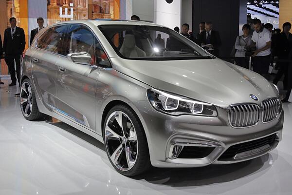 BMW caused some purists to get their spark plugs in a bunch by introducing a front-wheel-drive, plug-in hybrid. It's called the Concept Active Tourer and foreshadows a model the company probably will bring to market next year.