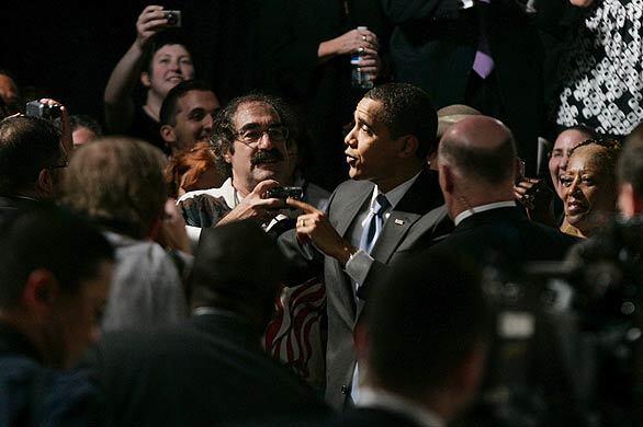 President Obama visits Southland - crowd