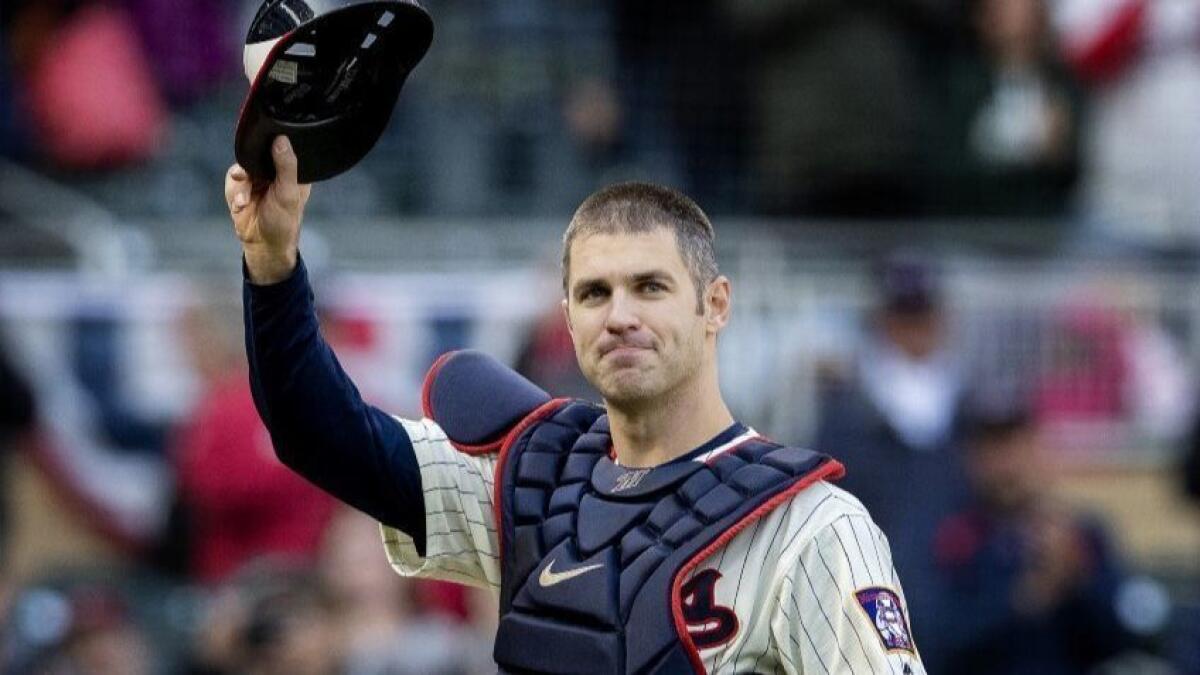 Twins great Joe Mauer says he'll consider retirement after 2018