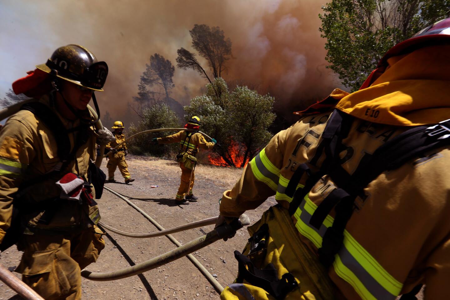 Rocky fire in Northern California