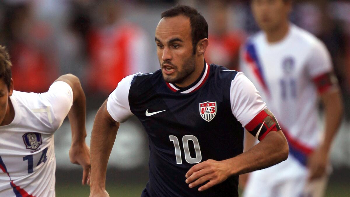 Landon Donovan appears poised to represent the United States in his fourth World Cup appearance next month in Brazil.