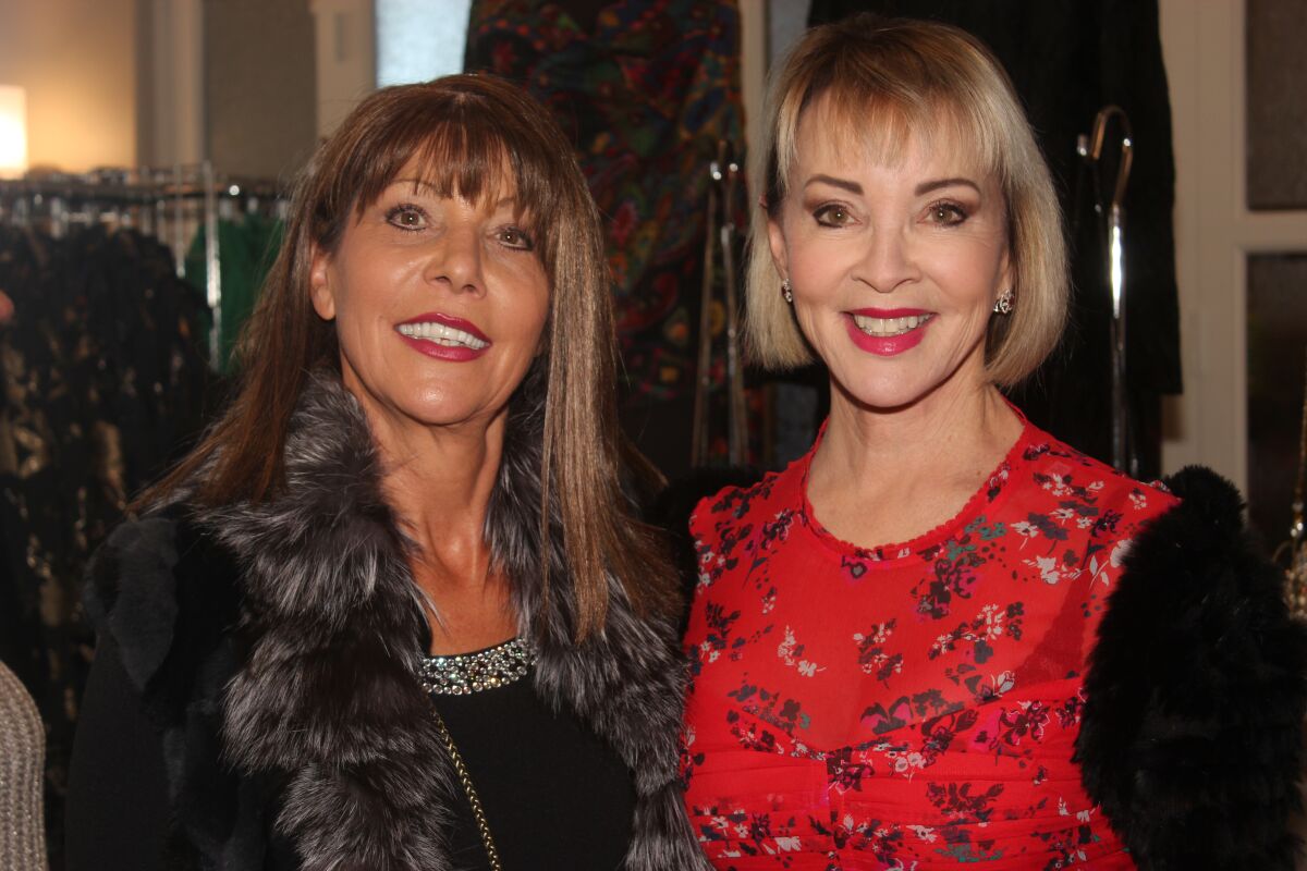 Maggie Bobileff and Denise Hug, The Country Friends 2021 Holiday Tea co-chairs.