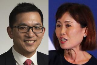 From L-R, Jay Chen, Michelle Steele
