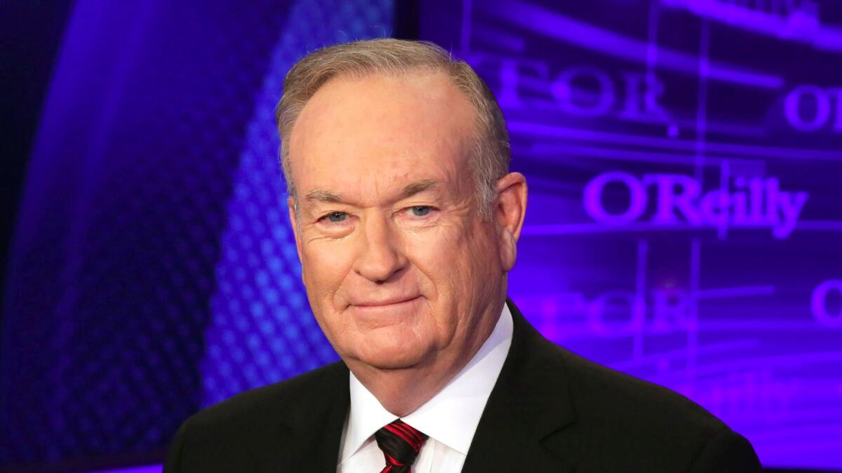Bill O'Reilly of the Fox News Channel program "The O'Reilly Factor."