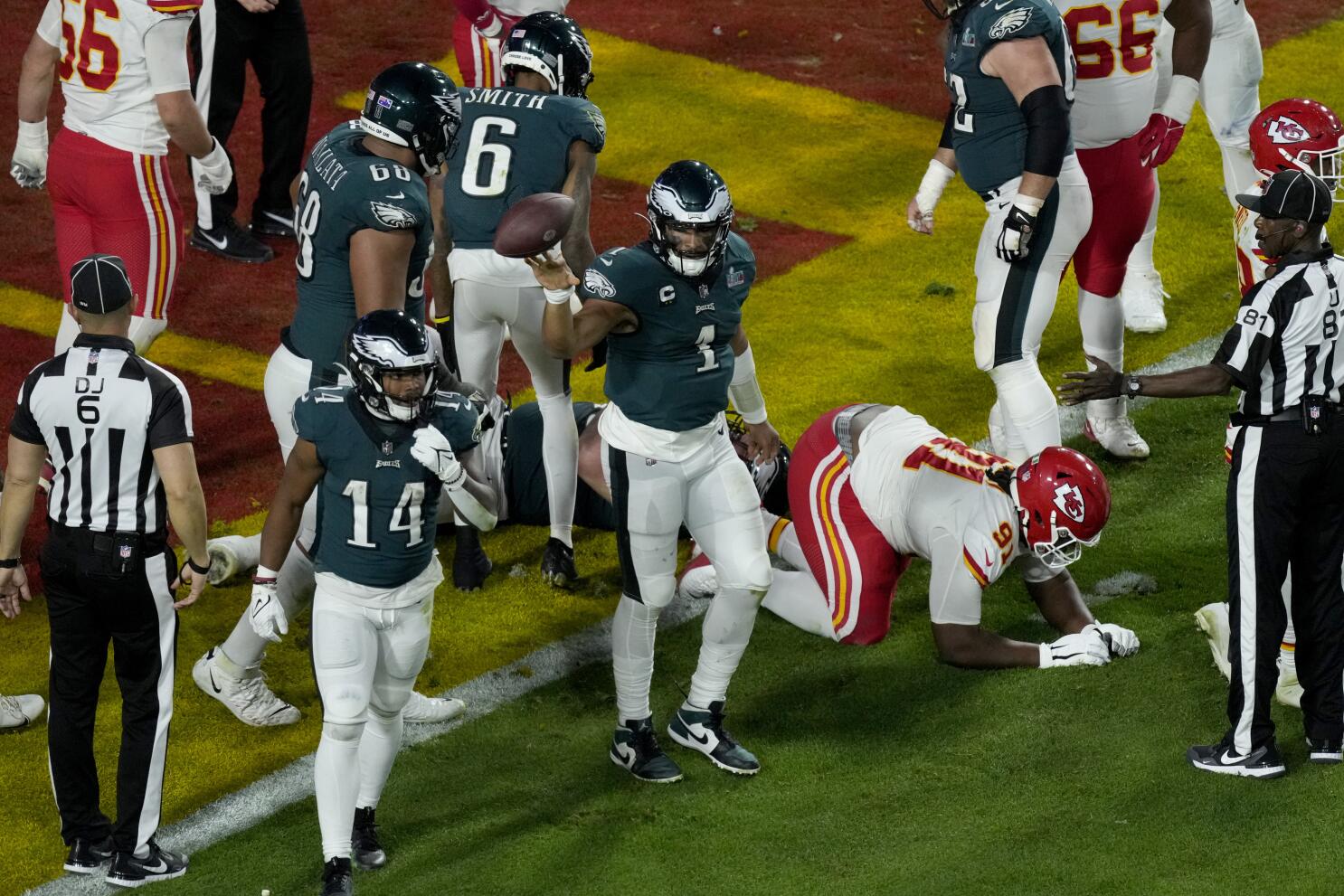 Jalen Hurts' brilliant Super Bowl effort falls short - The San Diego  Union-Tribune