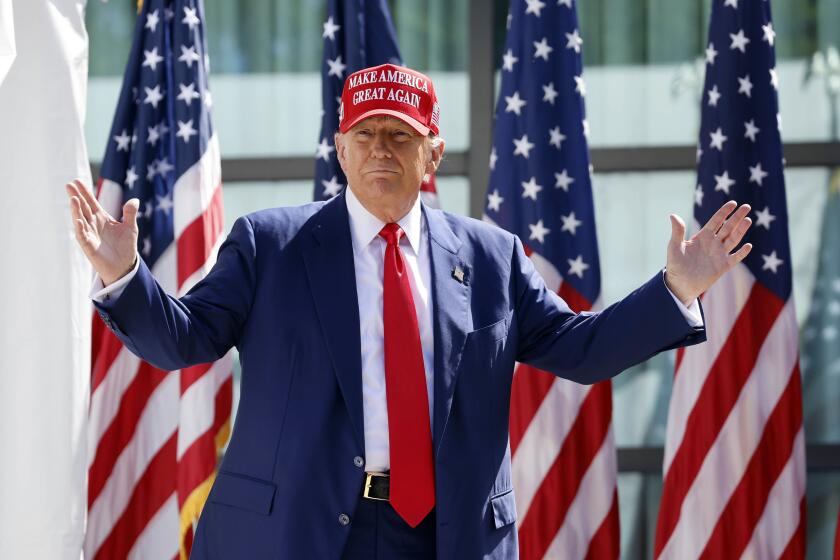 ARCHIVO - El candidato republicano a la presidencia, el expresidente Donald Trump, durante un evento de campaña, el 18 de junio de 2024, en Racine, Wisconsin. (AP Foto/Jeffrey Phelps, Archivo)
