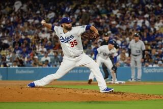 Los Angeles Dodgers' Lance Lynn pitches against the Colorado Rockies on Aug. 11, 2023, at Dodger Stadium.