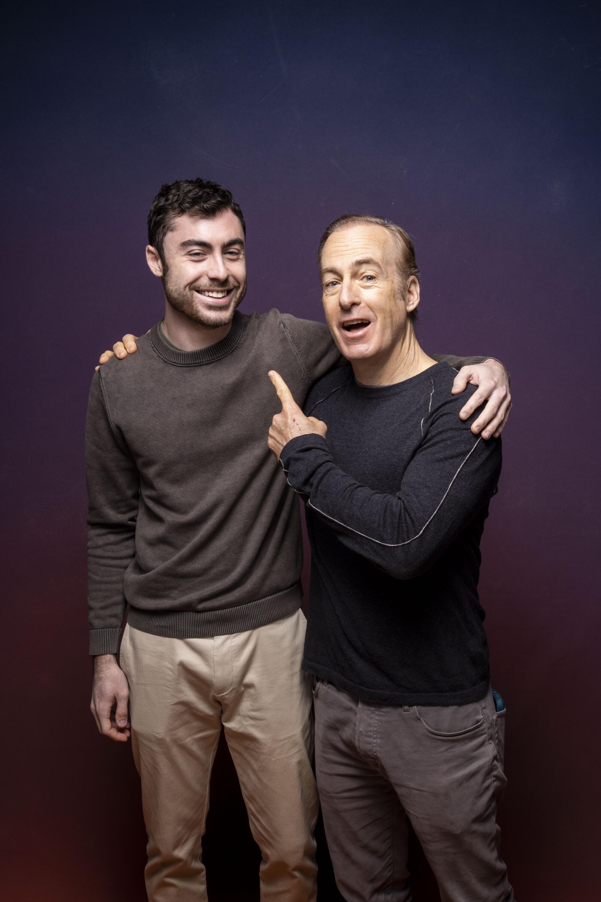 Nate Odenkirk and Bob Odenkirk