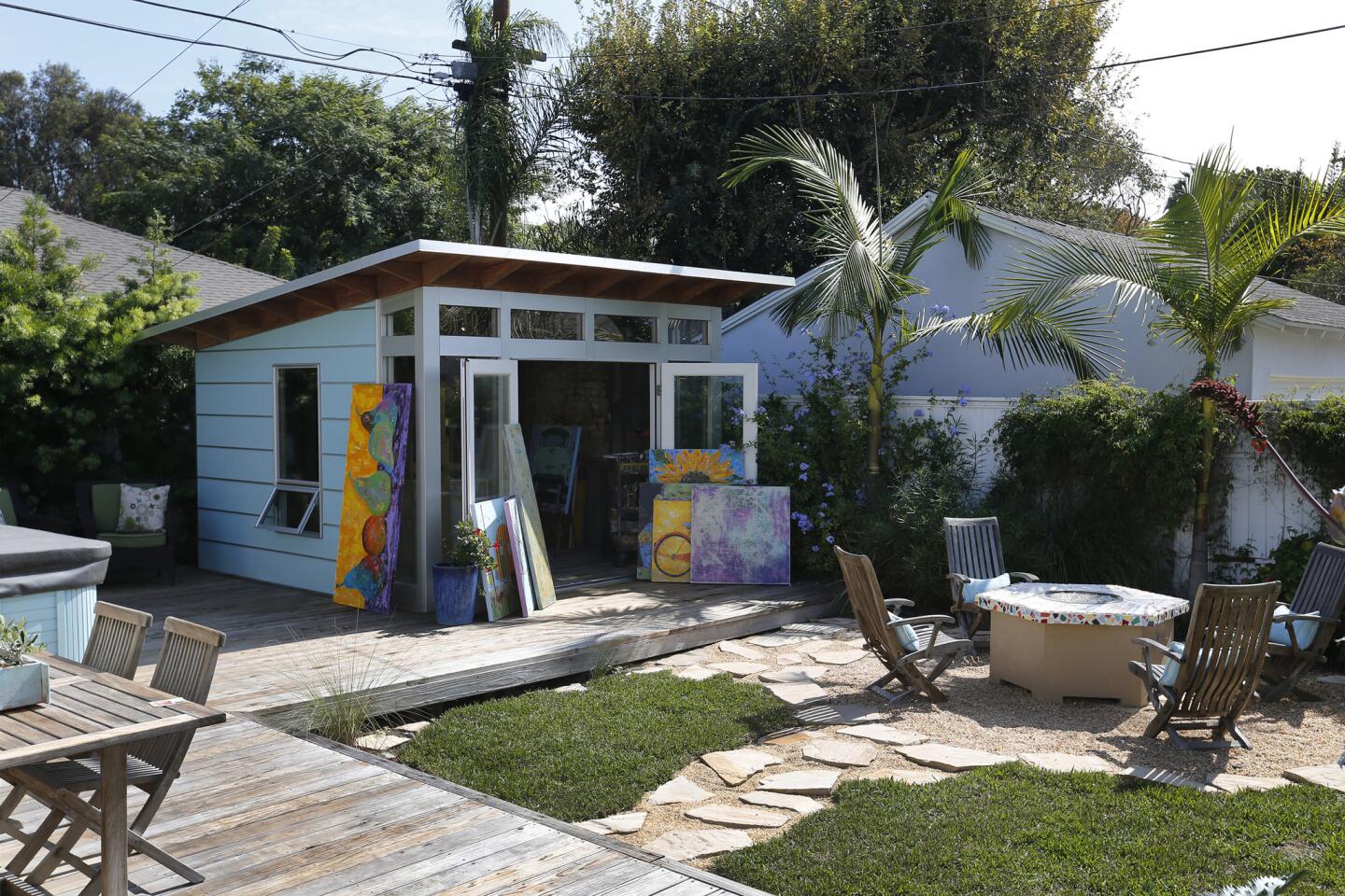 She sheds, the woman's cave