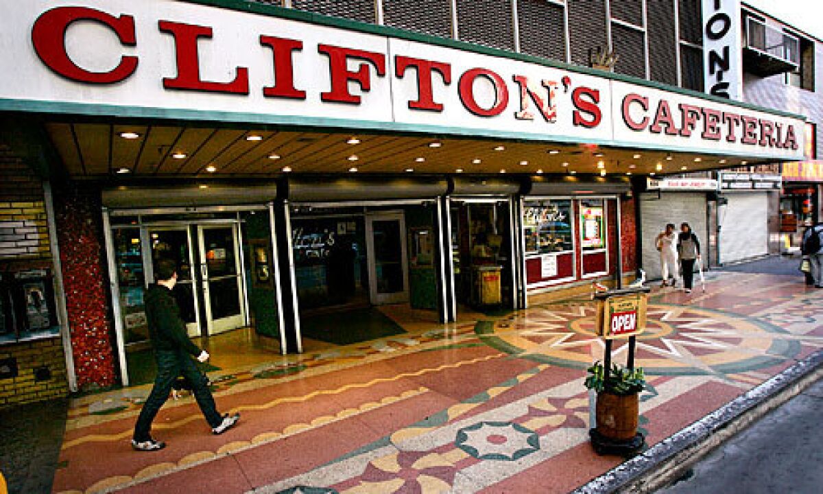 A SCENE: Local historian Charles Phoenix calls Clifton's the "world's greatest place to eat."